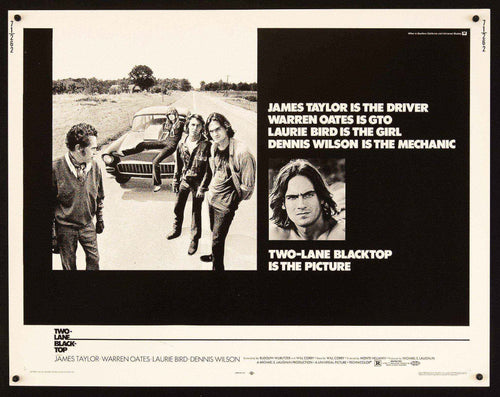 Two Lane Blacktop Original Vintage Movie Poster