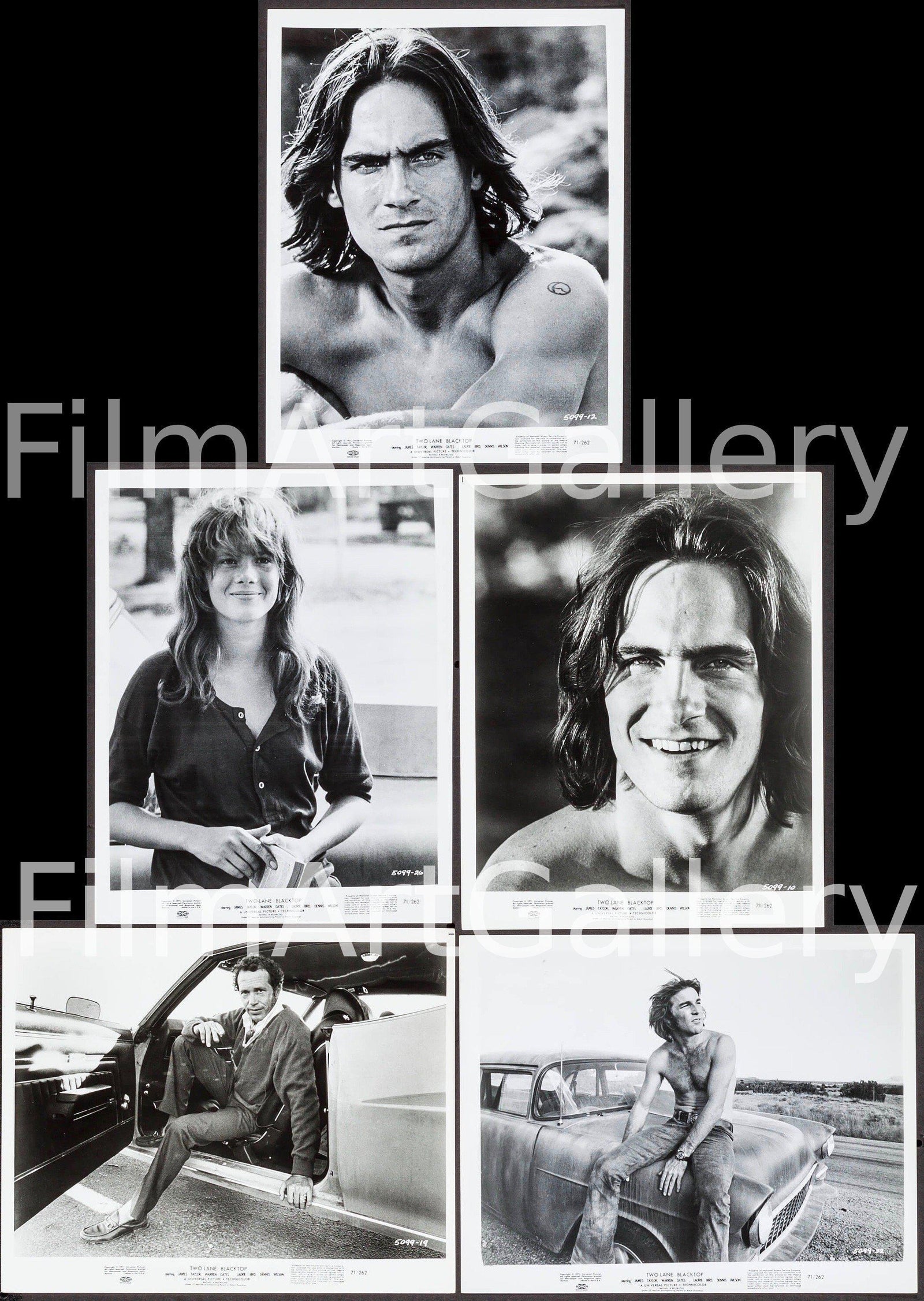 Two Lane Blacktop Original Vintage Movie Poster