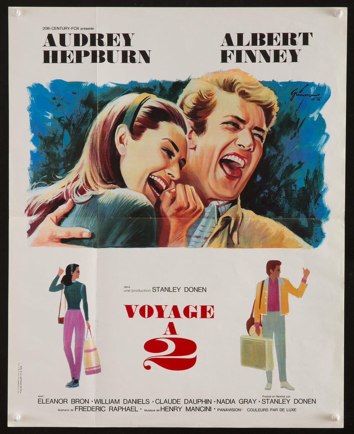 Two for the Road Original Vintage Movie Poster