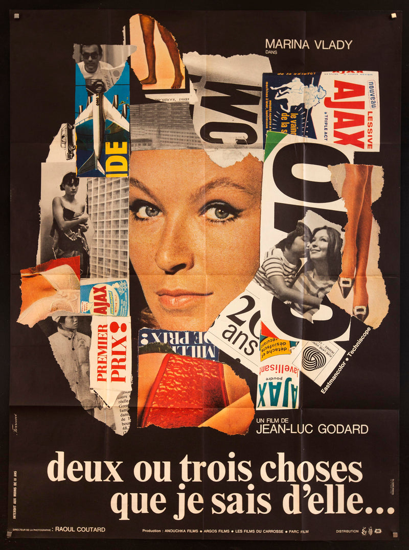Two or Three Things I Know About Her... French 1 panel (47x63) Original Vintage Movie Poster