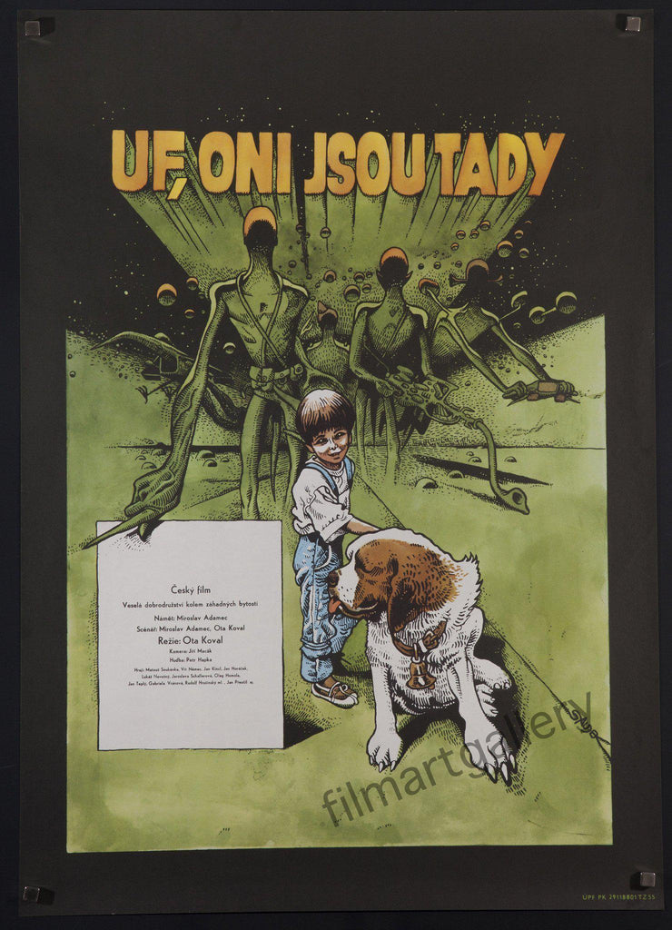 Uf Oni Jsou Tady Original Vintage Movie Poster