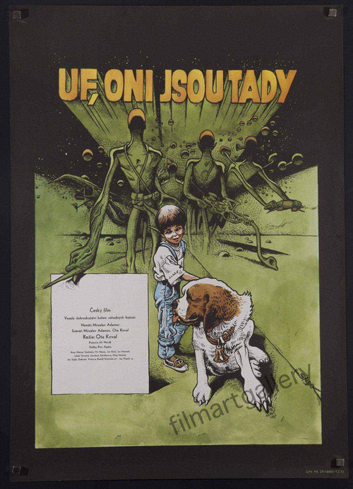 Uf Oni Jsou Tady Original Vintage Movie Poster