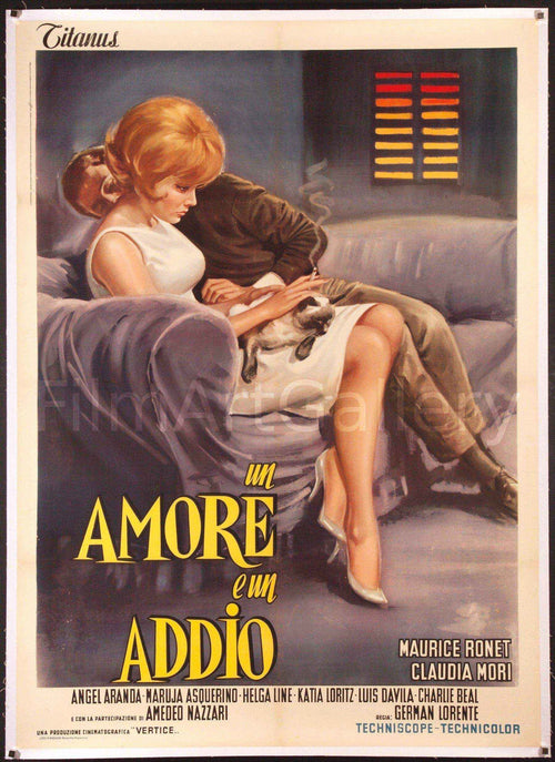 Un Amore E Un Addio Original Vintage Movie Poster