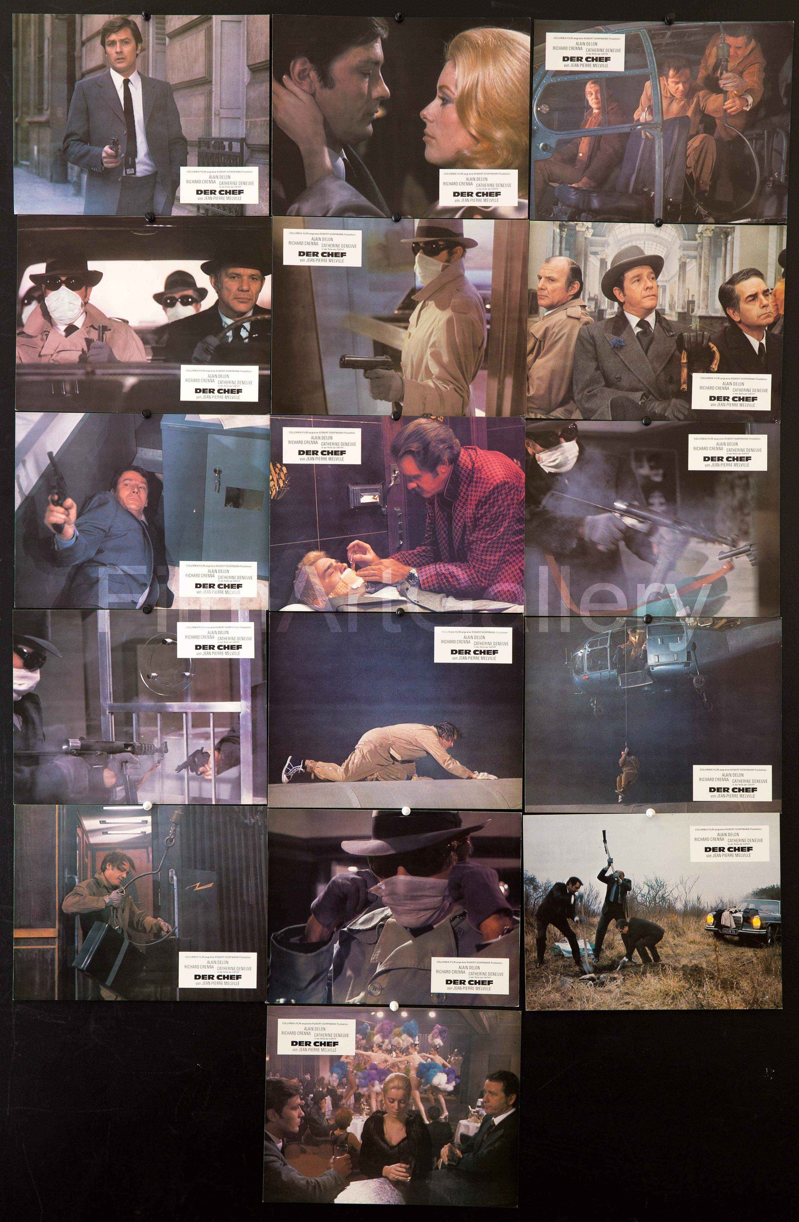 Un Flic Original Vintage Movie Poster