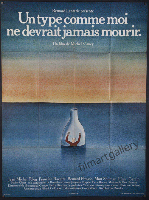 Un Type Comme Moi Ne Devrait Jamais Mourir Original Vintage Movie Poster