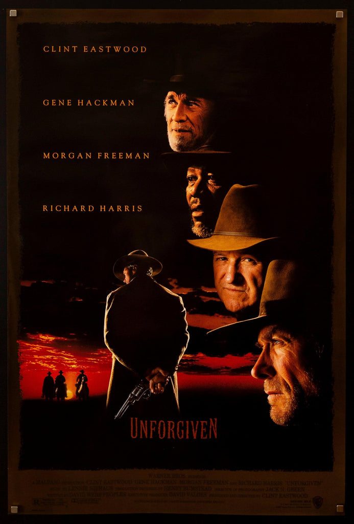 Unforgiven Original Vintage Movie Poster