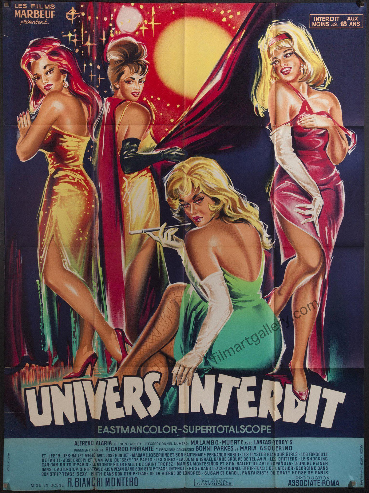 Universo Proibito Original Vintage Movie Poster