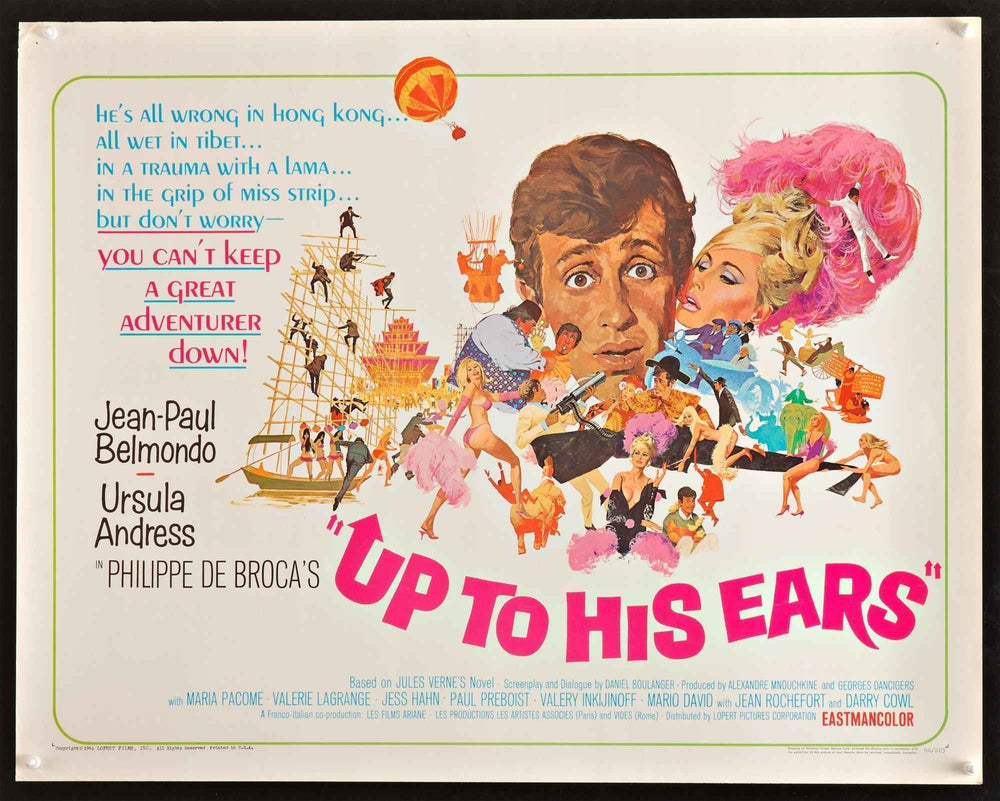 Up to His Ears Original Vintage Movie Poster