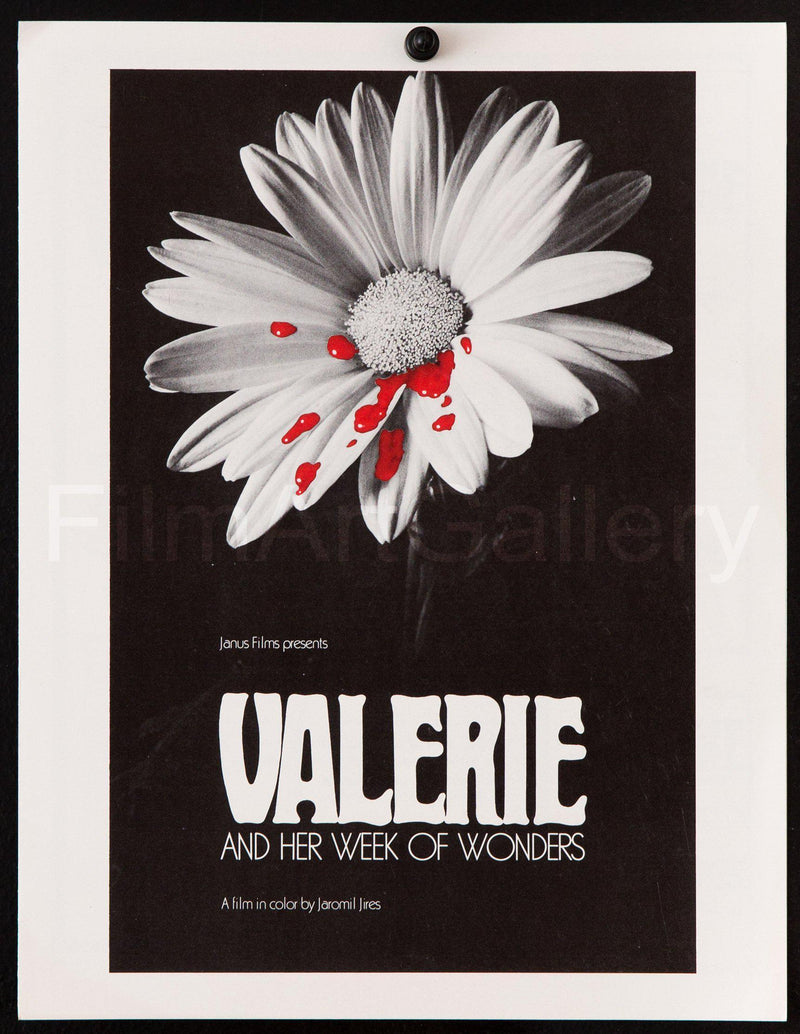 Valerie and Her Week of Wonders 8.5x11 Original Vintage Movie Poster