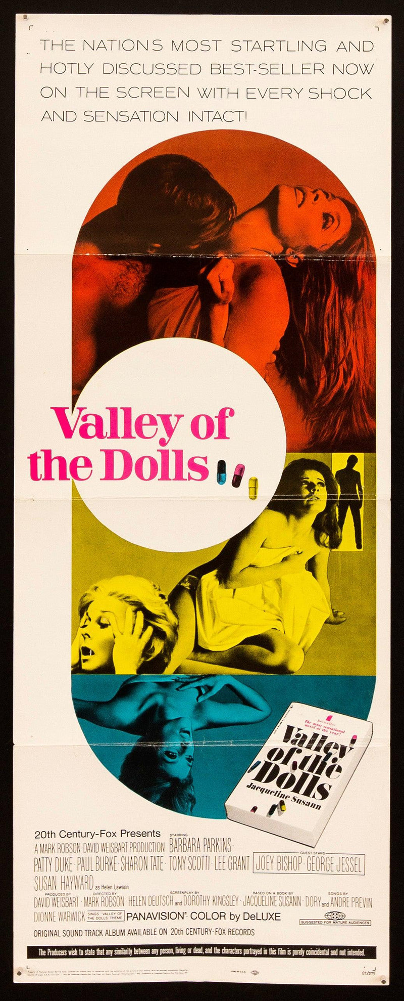 Valley of the Dolls Insert (14x36) Original Vintage Movie Poster