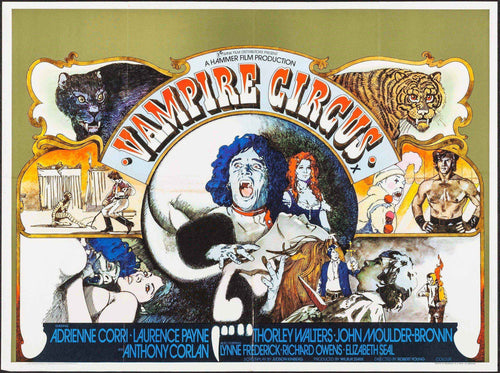 Vampire Circus Original Vintage Movie Poster