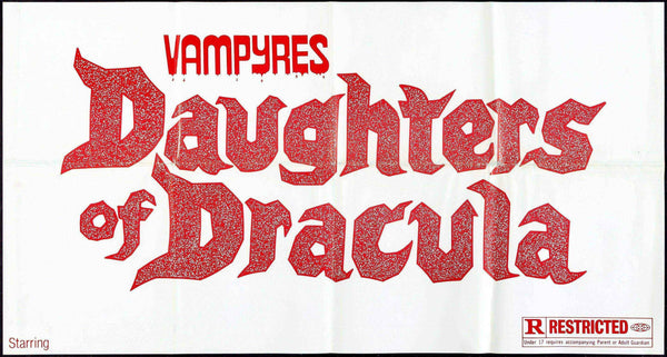 Vampyres (Las Hijas De Dracula) Original Vintage Movie Poster