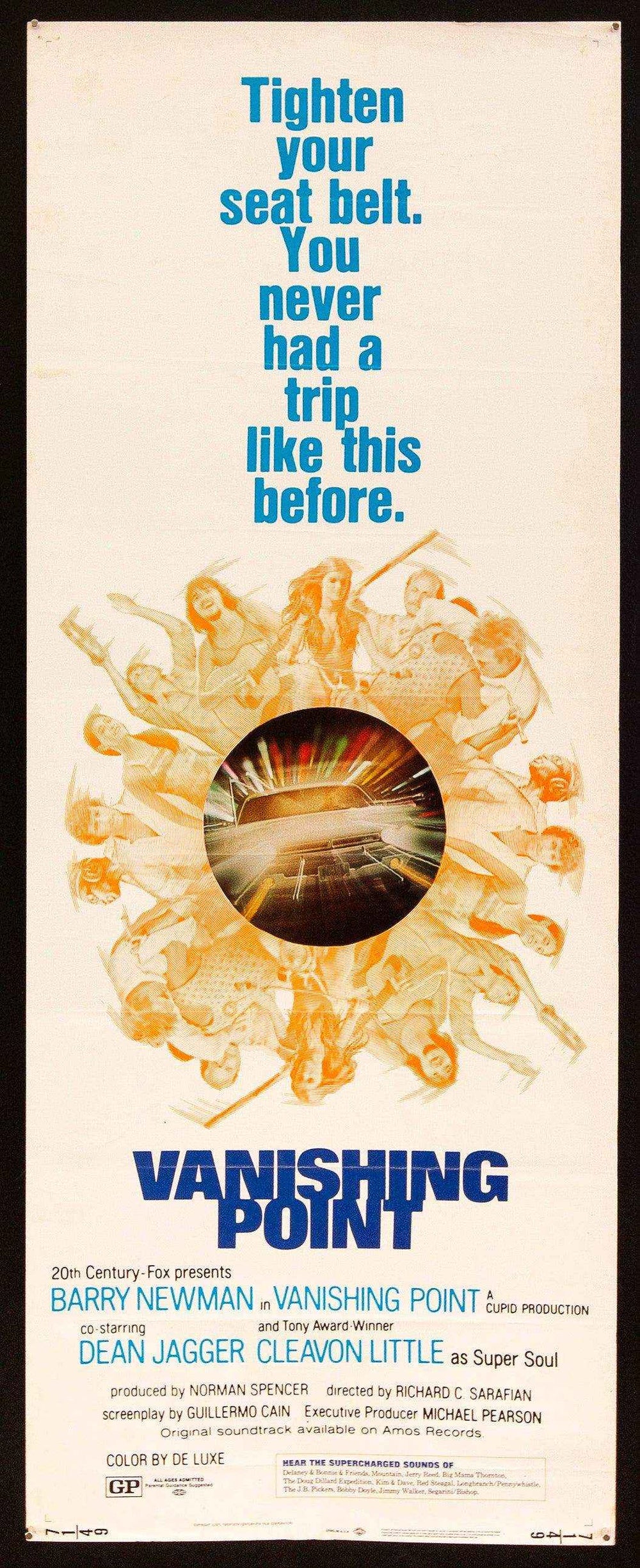 Vanishing Point Original Vintage Movie Poster