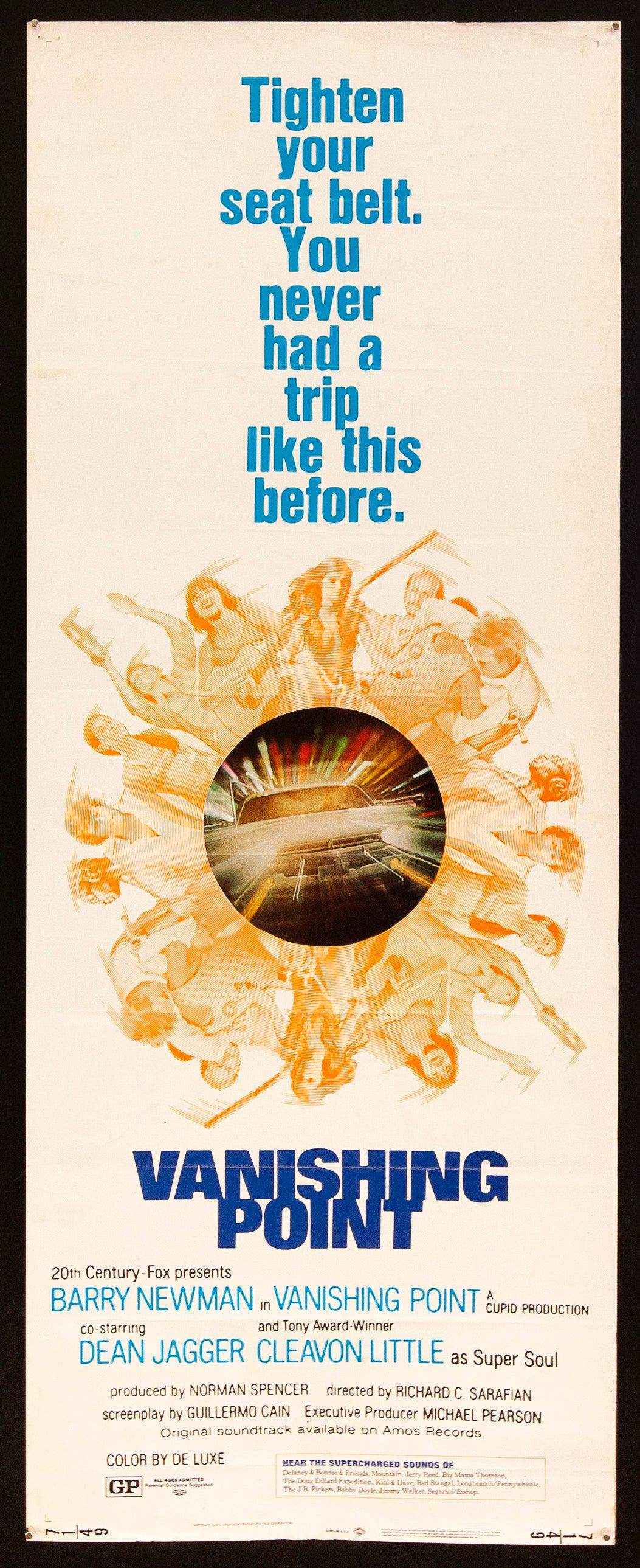 Vanishing Point Original Vintage Movie Poster