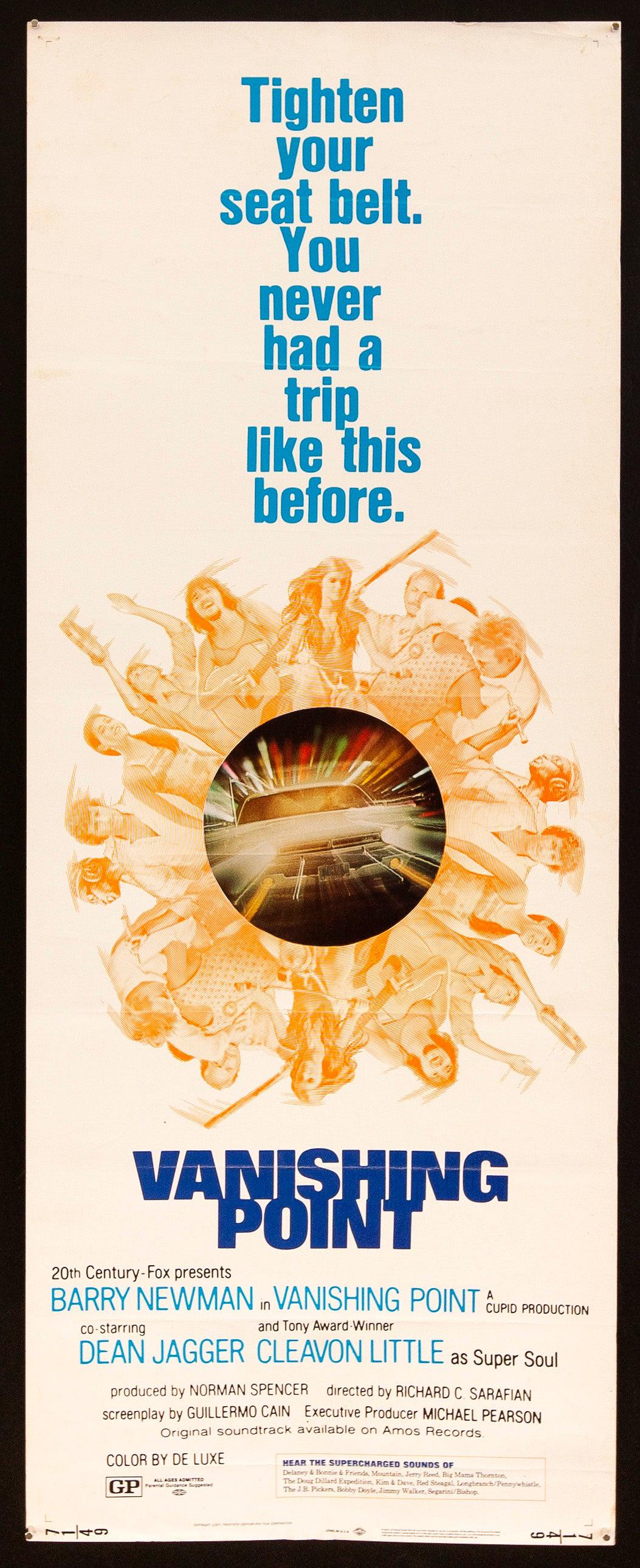 Vanishing Point Original Vintage Movie Poster