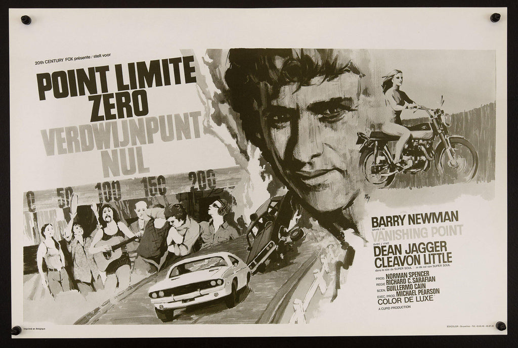 Vanishing Point Original Vintage Movie Poster