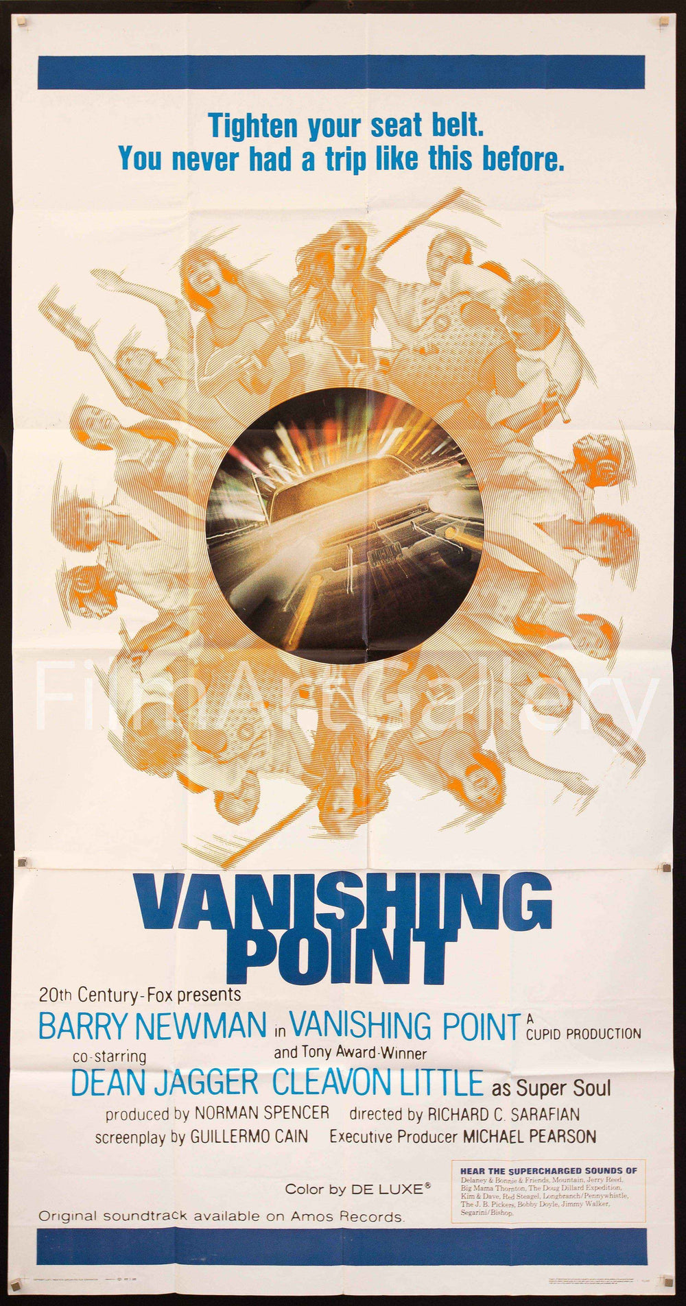 Vanishing Point Original Vintage Movie Poster