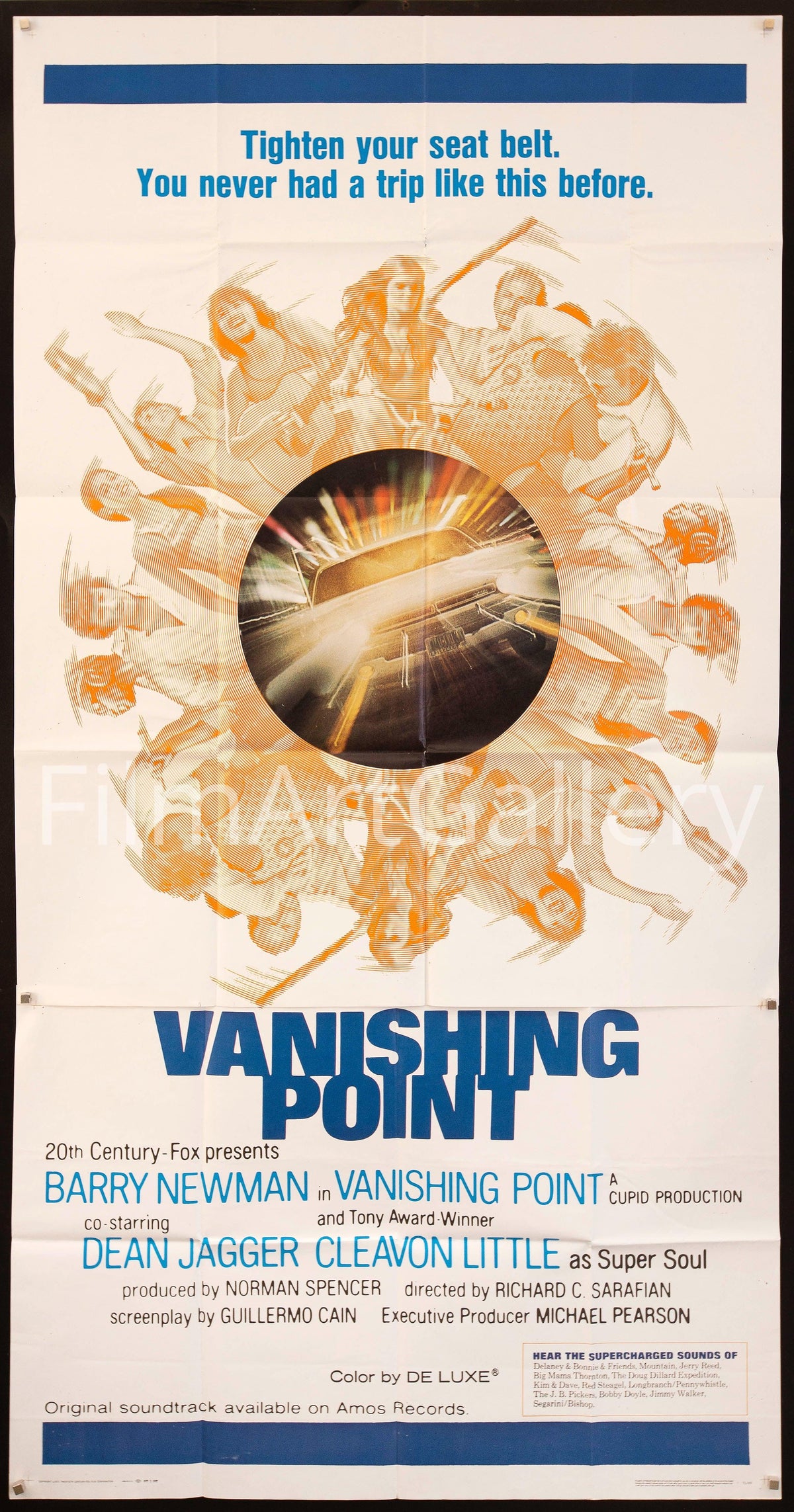 Vanishing Point Original Vintage Movie Poster