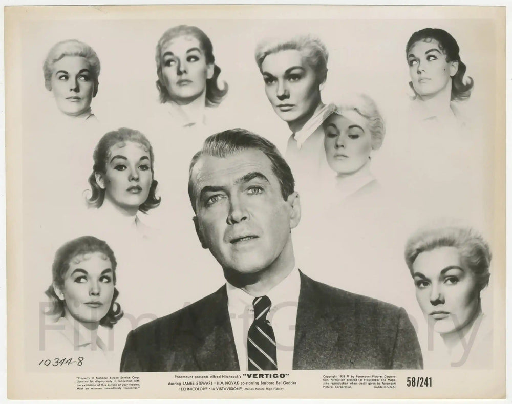 Vertigo Original Vintage Movie Poster