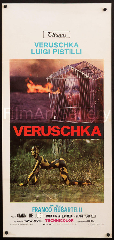 Veruschka Original Vintage Movie Poster