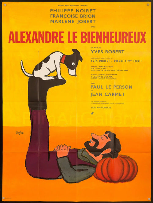Very Happy Alexander (Alexandre Le Bienheureux) Original Vintage Movie Poster