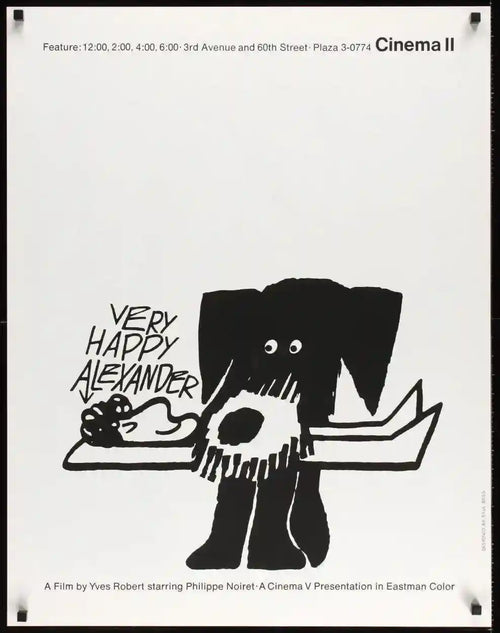 Very Happy Alexander Original Vintage Movie Poster