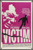 Victim 1 Sheet (27x41) Original Vintage Movie Poster