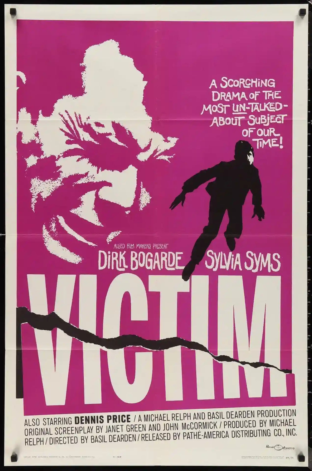 Victim Original Vintage Movie Poster