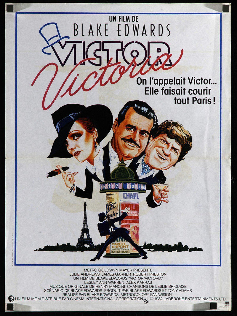 Victor/Victoria French mini (16x23) Original Vintage Movie Poster
