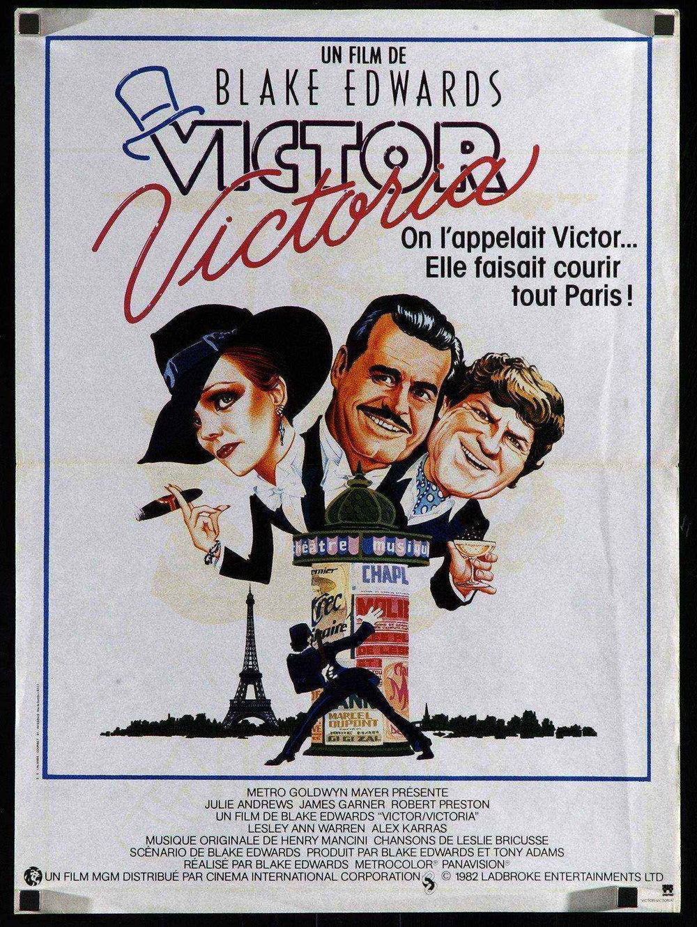 Victor/Victoria Original Vintage Movie Poster