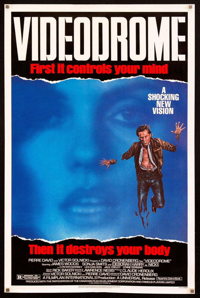 Videodrome 1 Sheet (27x41) Original Vintage Movie Poster