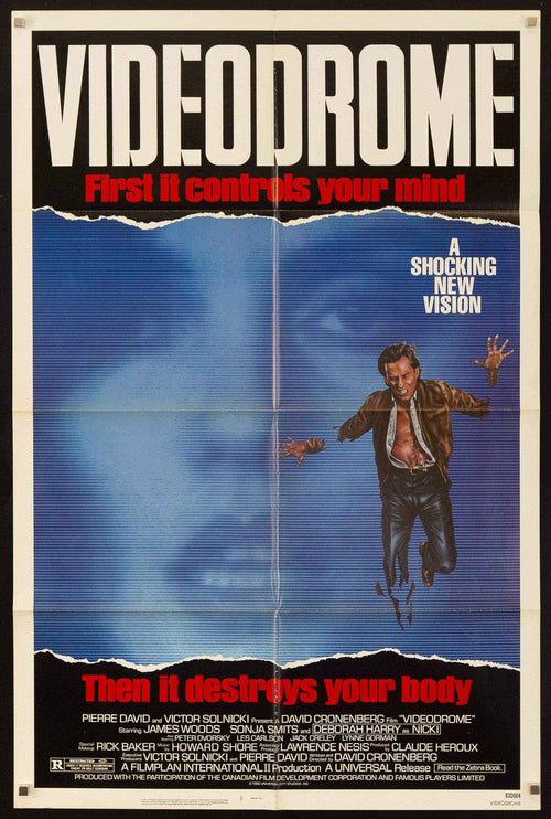 Videodrome Original Vintage Movie Poster