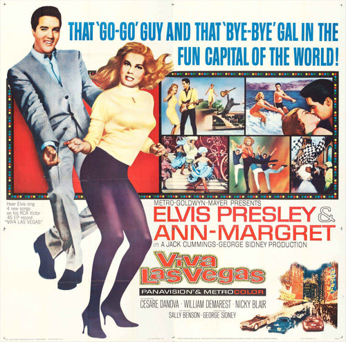 Viva Las Vegas Original Vintage Movie Poster