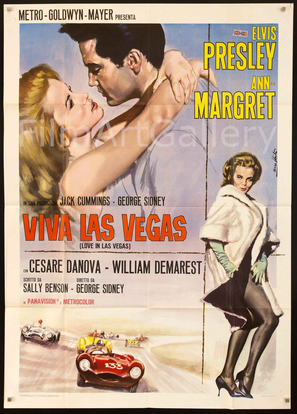 Viva Las Vegas Original Vintage Movie Poster