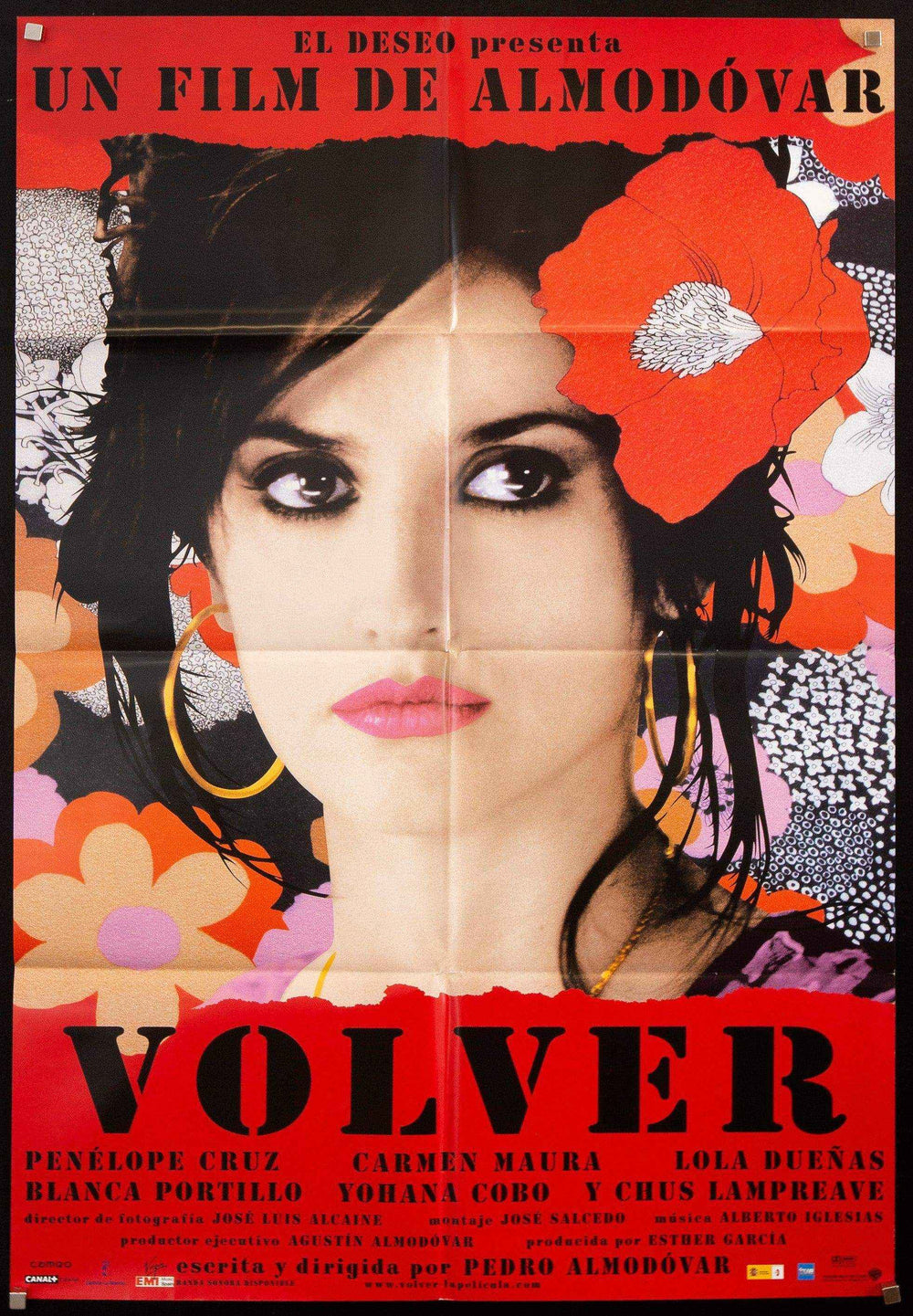 Volver Original Vintage Movie Poster