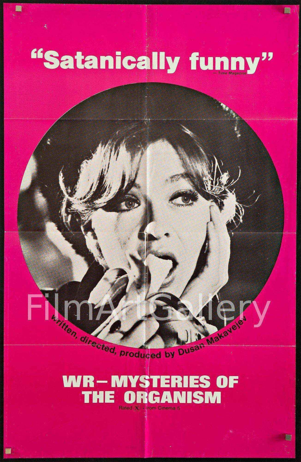 WR Mysteries of the Organism Original Vintage Movie Poster