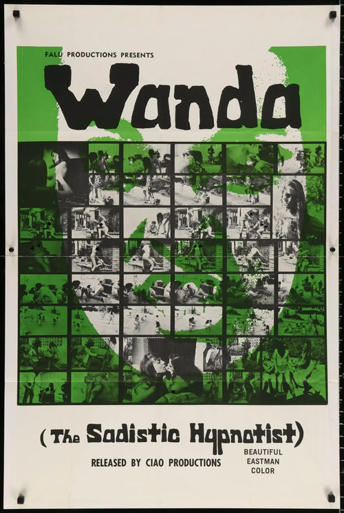 Wanda, the Sadistic Hypnotist Original Vintage Movie Poster