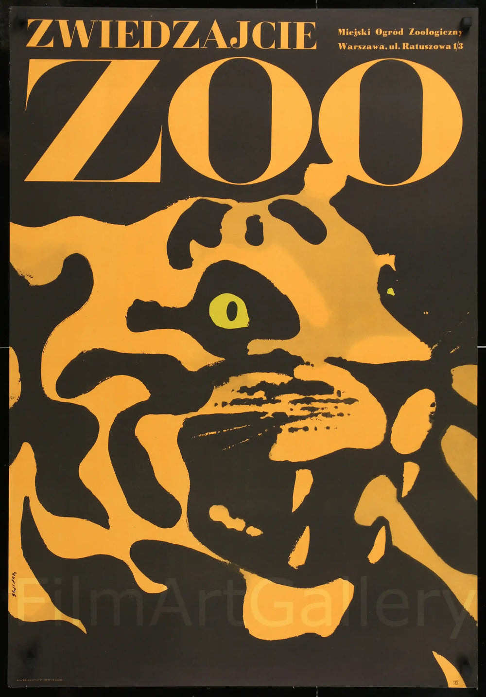 Warsaw Zoo Original Vintage Movie Poster