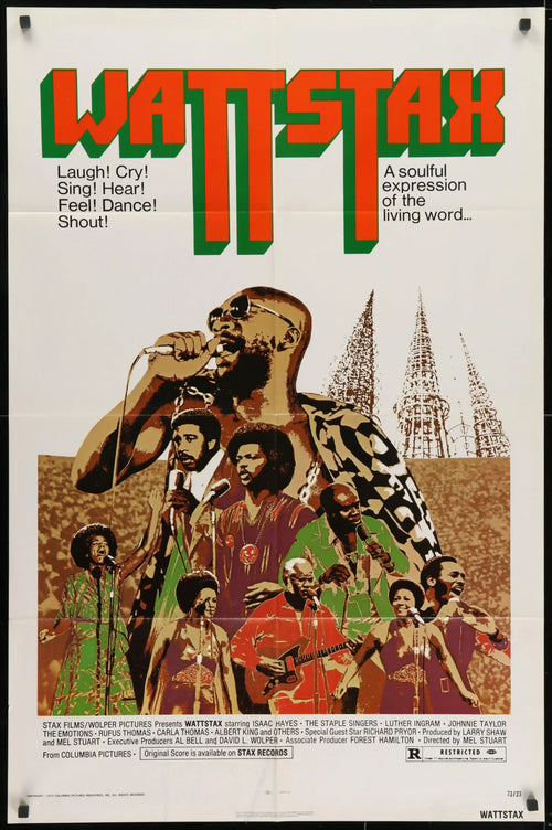 Wattstax Original Vintage Movie Poster