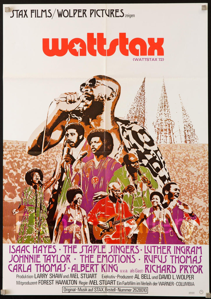Wattstax Original Vintage Movie Poster