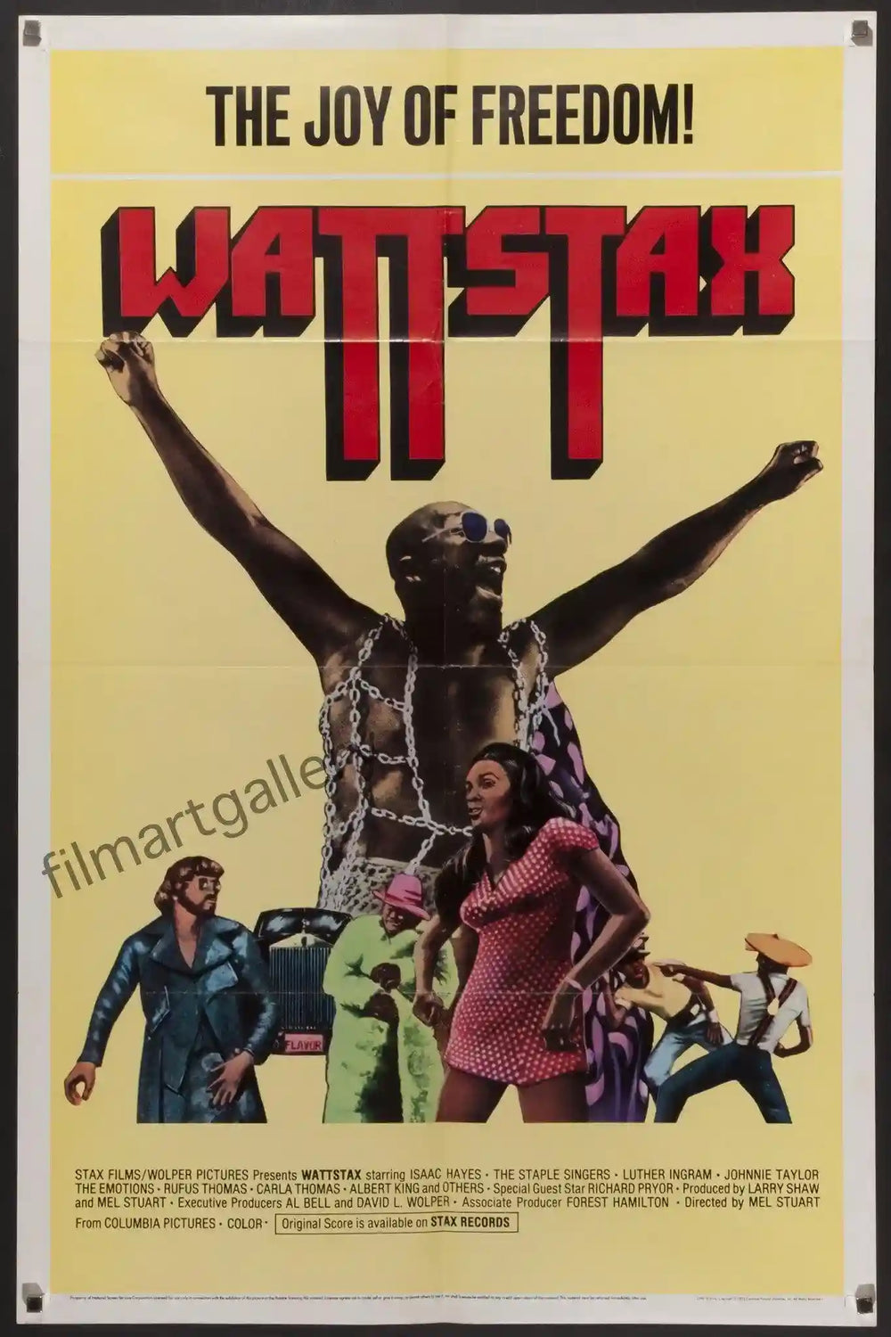 Wattstax Original Vintage Movie Poster
