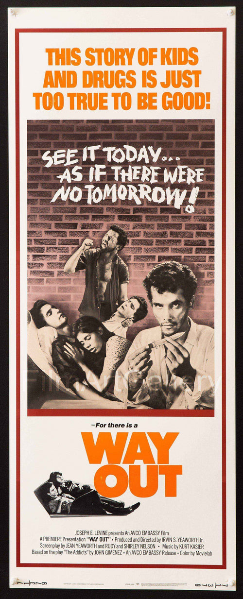 Way Out Original Vintage Movie Poster