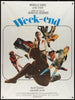 Weekend (Week End) French 1 panel (47x63) Original Vintage Movie Poster