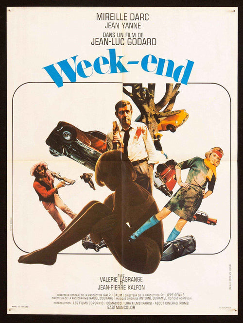 Weekend (Week End) Original Vintage Movie Poster