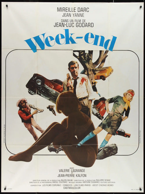 Weekend (Week End) Original Vintage Movie Poster