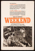 Weekend (Week End) Original Vintage Movie Poster