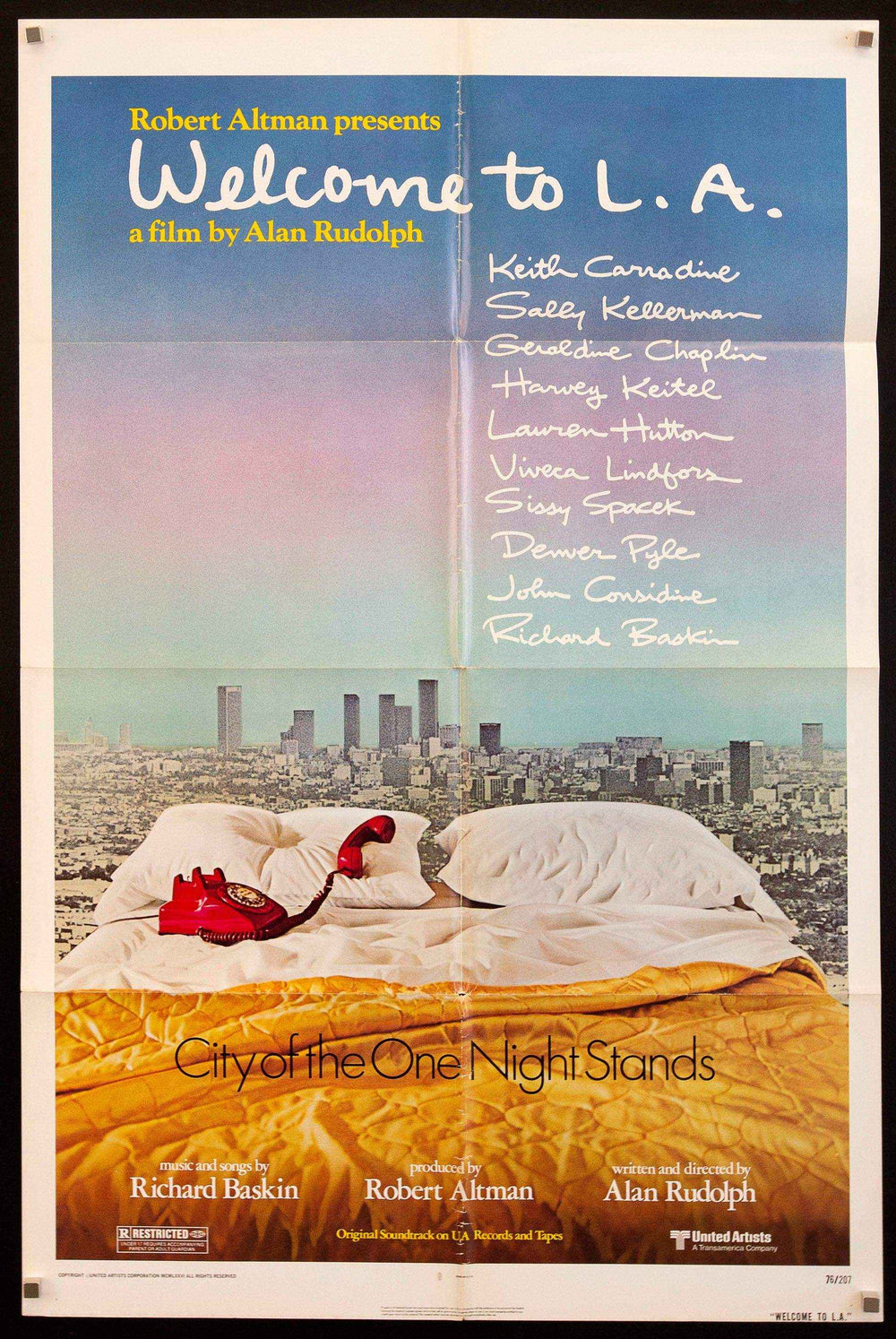 Welcome to L.A. Original Vintage Movie Poster
