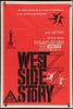 West Side Story 1 Sheet (27x41) Original Vintage Movie Poster