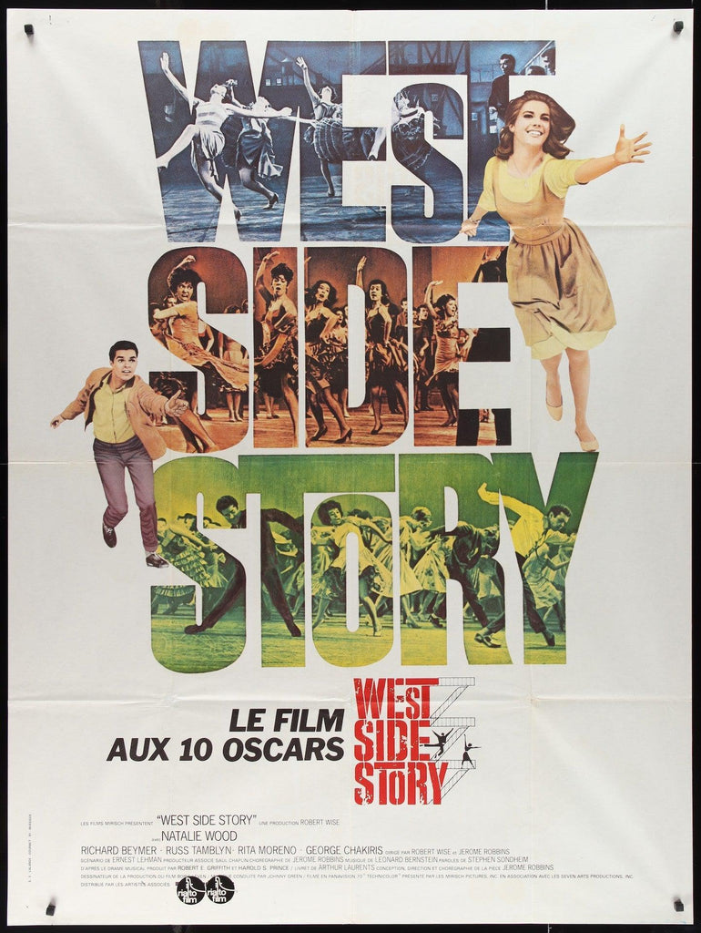 West Side Story French 1 panel (47x63) Original Vintage Movie Poster