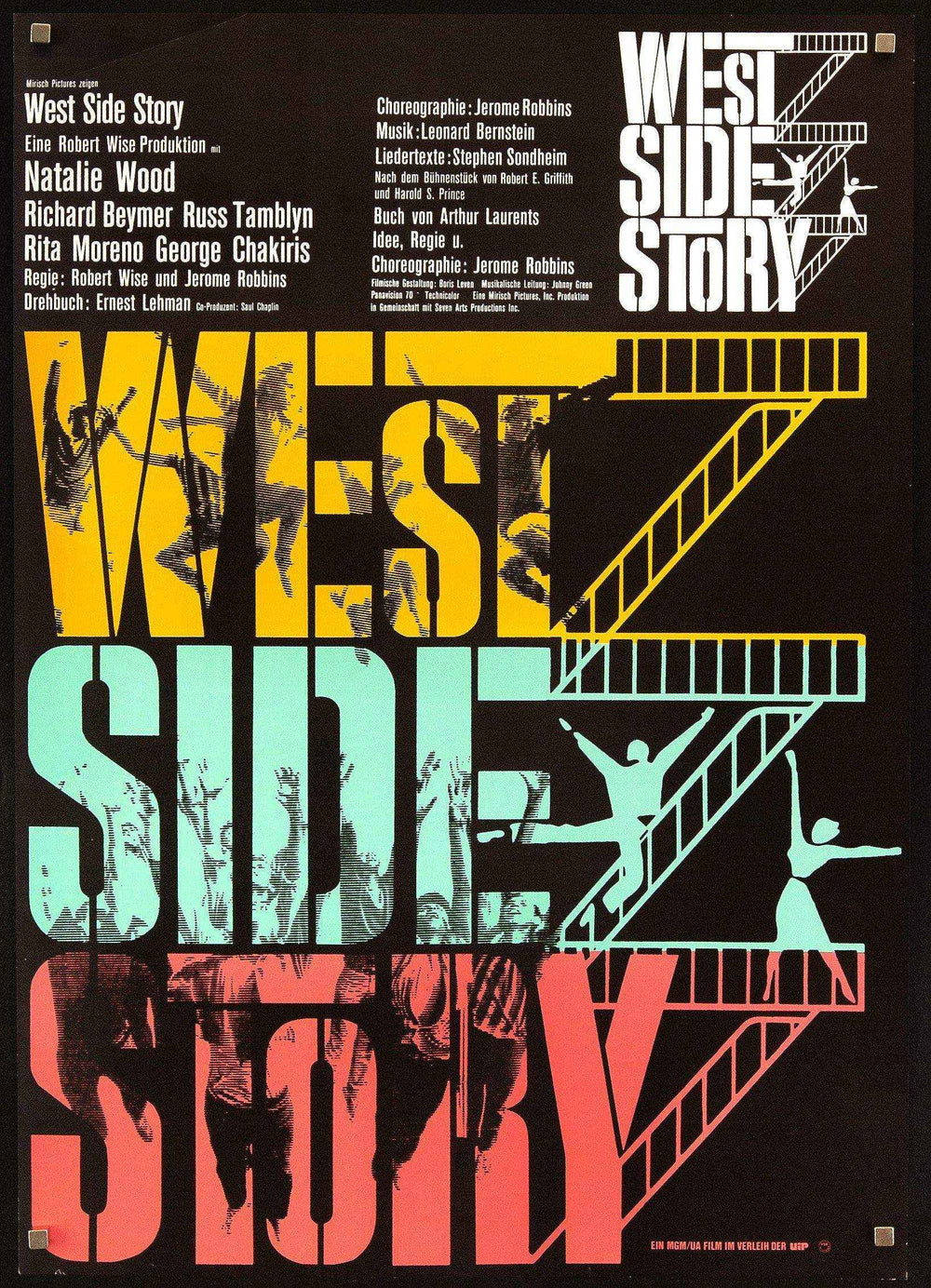 West Side Story Original Vintage Movie Poster